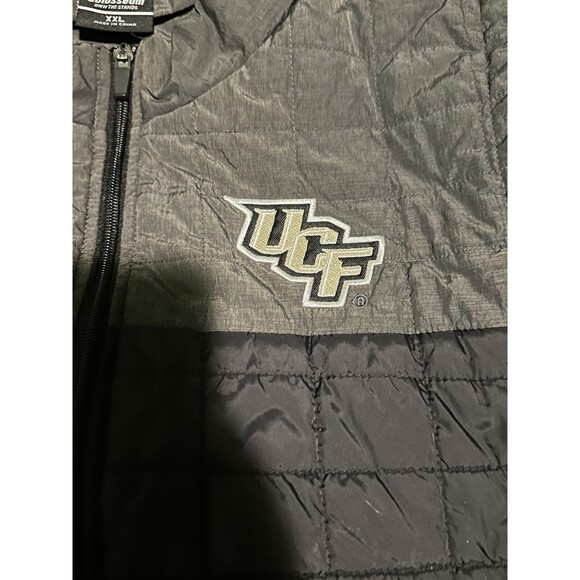 UCF Colosseum Puffer Vest Men's Size XXL Black Knights Nightman Full-Zip - Picture 2 of 9